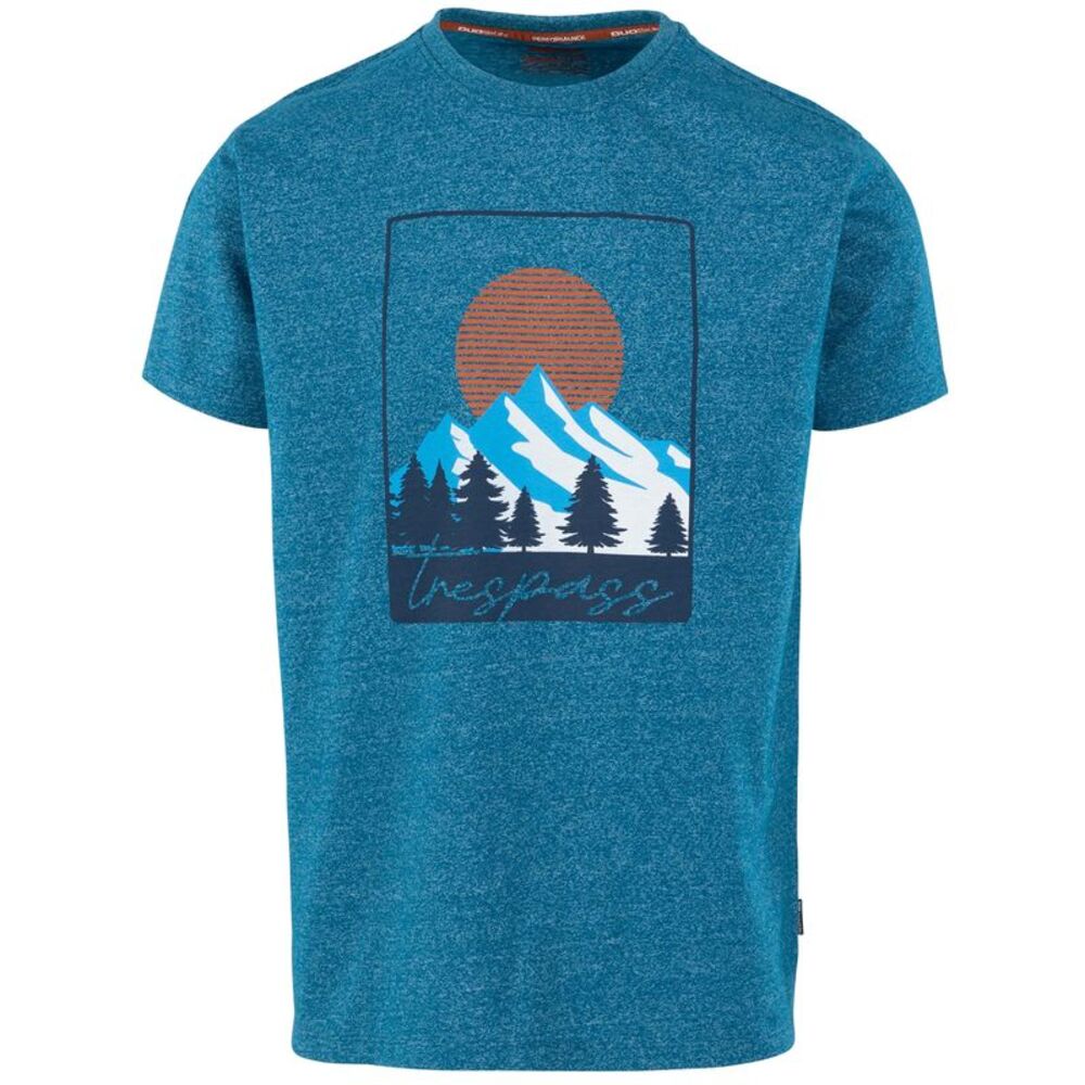 Trespass Mens Idukki T-Shirt / Bondi Blue